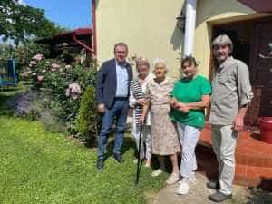 Felicitată de primarul Cristian Gentea la împlinirea venerabilei vârste de 100 de ani 4 pitesti femeie 100 de ani