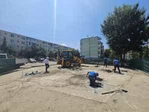 Primarul Nicolae Velcea a verificat stadiul lucrărilor din Ștefănești 2 Nicolae Velcea lucrari Ștefănești