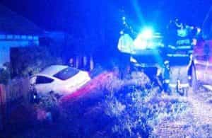 accident e1688622477376 - Accident rutier în Drăganu! A ajuns cu mașina în șanț!