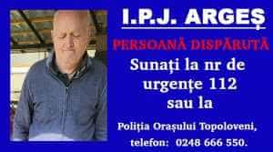 Este alertă! Un piteștean dispărut dintr-un centru de bătrâni! 1 persoana disparuta - Este alertă! Un piteștean dispărut dintr-un centru de bătrâni!