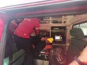 motociclist Smurd - Motociclist străin, accident pe Transfăgărășan! A ajuns la spital