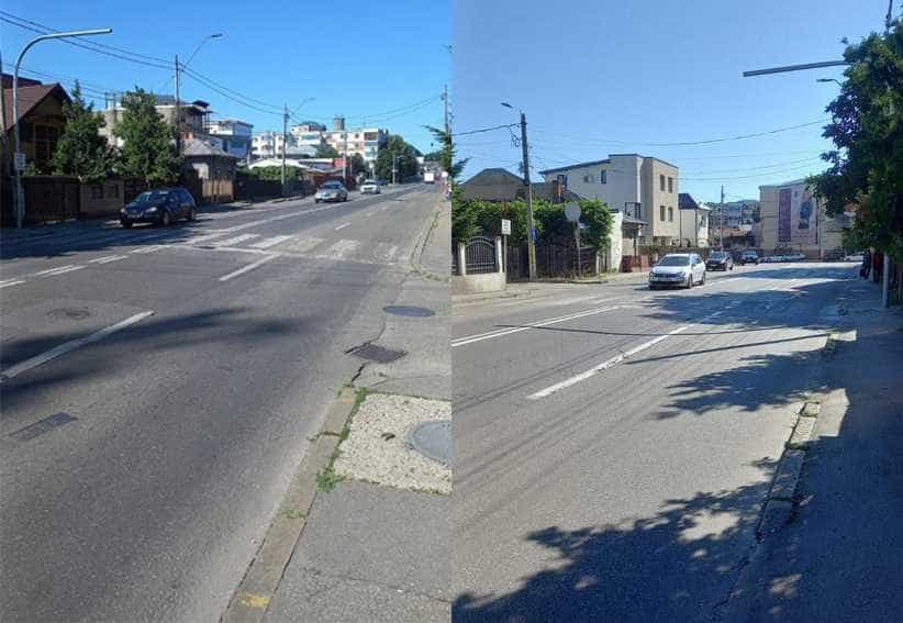 Trecere pietoni strada Smeurei Sursă foto: Facebook Primăria Municipiului Pitești