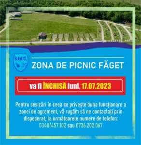 Mioveni - Zona de picnic Făget va fi închisă luni, 17 iulie! 1 faget mioveni