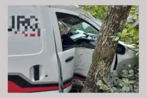 accident autoturism pom Pitești