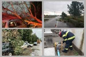 Untitled Project 1 - Rupere de nori în Argeș! Copaci căzuți peste mașini și gospodării inundate