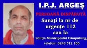 argesean disparut - L-ați văzut? Argeșean dat dispărut de familie!