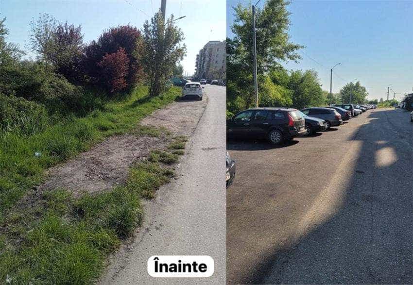 str tudor arghezi parcare Sursă foto: Facebook Cristian Gentea.