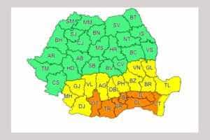 Instabilitate atmosferică, caniculă și disconfort termic în Argeș și în alte județe din țară! 2 cod anm caniculă