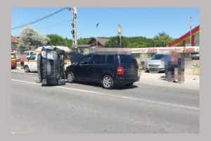 Untitled Project 2 - Un șofer s-a răsturnat cu mașina la Topoloveni!