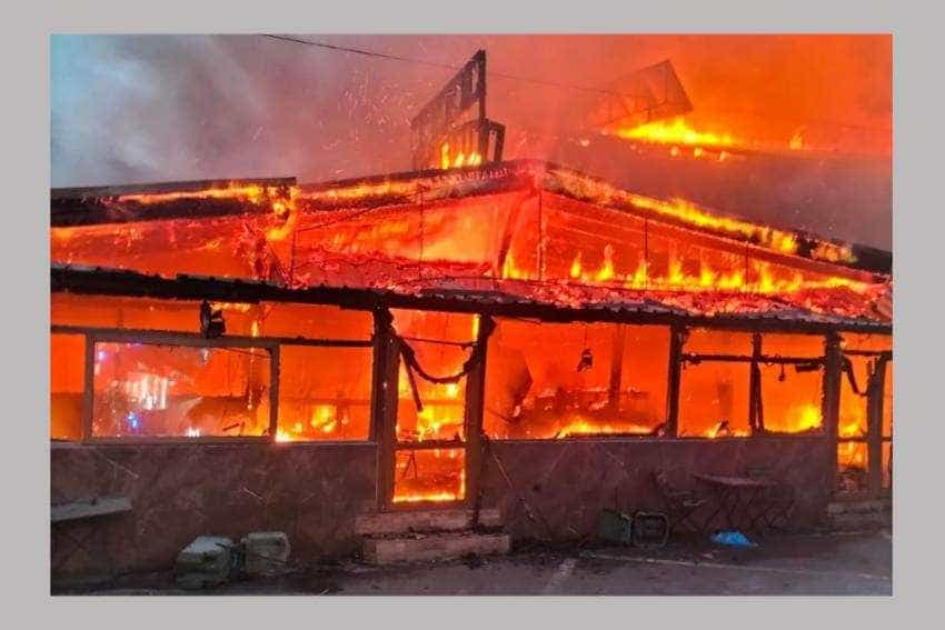 incendiu Băile Herculane