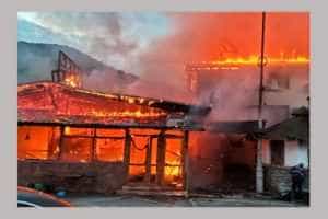 incendiu Băile Herculane