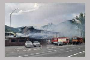 incendiu Băile Herculane