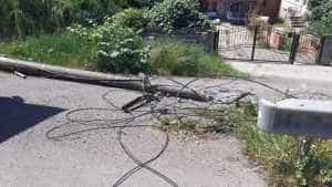 stalp doborat pe dn 73