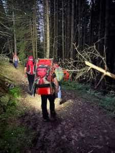 Intervenție Salvamont Argeș! Au recuperat un grup de cinci persoane! 1 Salvamont Argeș intervenție