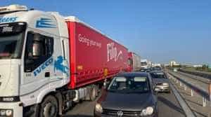 2023 07 24 5 - Carambol cu trei mașini pe Autostrada București-Pitești