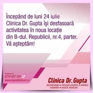 dr gupta2 - Pitești. Terapii de ultimă generație la Clinica Dr. Gupta