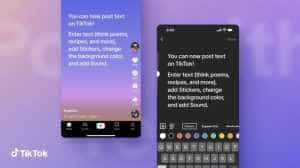 TikTok lansează opțiunea de postări text 1 tiktok text - TikTok lansează opțiunea de postări text