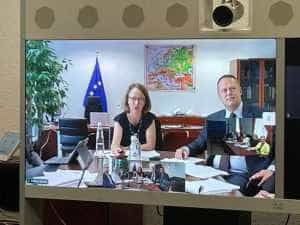 Simona Bucura-Oprescu: ”A fost asumat angajamentul de continuare a reformelor în acord cu prevederile PNRR” 2 Sursă foto: Facebook Simona Bucura Oprescu.