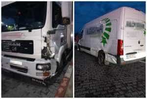 page 1 - Accident la Cotmeana! Implicate două TIR-uri și o autoutilitară