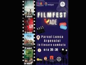 În fiecare sâmbătă din august. FilmFest – seri de film open-air, în Parcul ”Lunca Argeșului”! 1 Sursă foto: Primăria Municipiului Pitești.