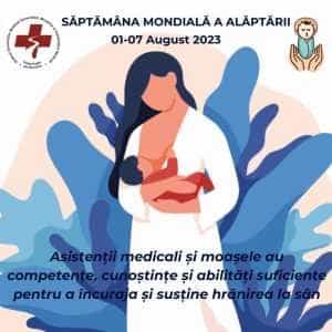 Estera Stămoiu, președinte OAMGMAMR Argeș: ”Asistenții medicali și moașele au competențe, cunoștințe și abilități suficiente pentru a încuraja și susține hrănirea la sân” 1 hranirea la san