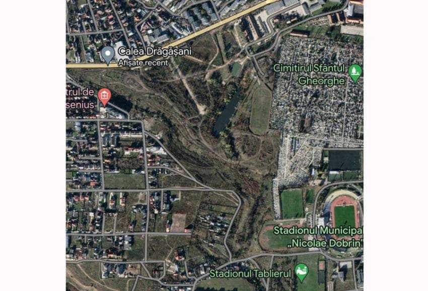 teren la pitesti de la mapn Sursă foto: Facebook Cristian Gentea.