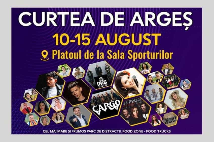 Zilele municipiului Curtea de Argeș. Programul complet al concertelor