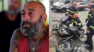 crbl - CRBL a fost implicat într-un accident cu motocicleta! A intrat pe contrasens și s-a izbit de o autoutilitară!