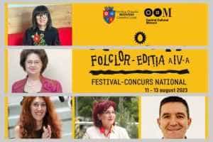 Juriul Festivalului–Concurs Național de Folclor “Mioveni” 2023 30 juriul la Mioveni