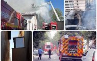 pompieri incendiu la butoaie probleme hidranti si blocuri