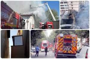 Intervenţia pompierilor „La Butoaie” - între goana după hidranţi şi salvarea blocurilor lipite de restaurant 18 pompieri incendiu la butoaie probleme hidranti si blocuri