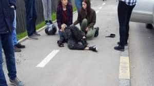 accident - (VIDEO) Motociclist cu piciorul amputat în urma unui accident din Pitești! Este transferat la București!