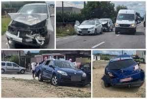page 1 - Accident grav la Țițești! Trei persoane au ajuns la spital