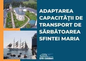 Pe 15 august. CFR Călători va suplimenta numărul de trenuri 1 Sursă foto: Facebook CFR Calatori