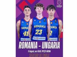 Astăzi se joacă sferturile de finală ale Campionatului European de Baschet U16. Meci important pentru România! 7 Sursă foto: Facebook Agenția Națiopnală pentru Sport.
