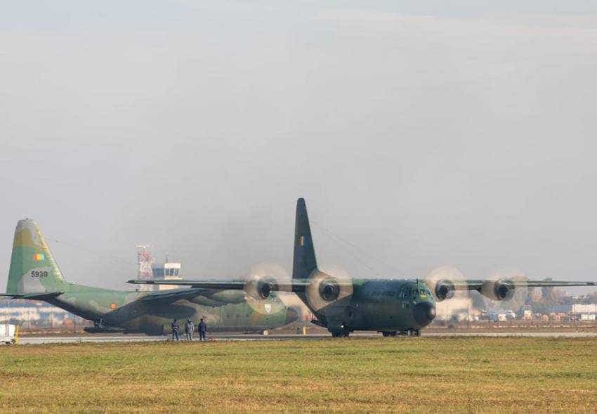 aeronave militare Sursă foto: Facebook Forțele Aeriene Române