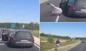 (VIDEO) Un șofer român, urmărit de poliție în Ungaria, a sărit din mașina aflată în mers 3 2023 08 15 3 - (VIDEO) Un șofer român, urmărit de poliție în Ungaria, a sărit din mașina aflată în mers