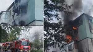 M2E4ODg4NzA3NTBmNTdmNzg1NjY2NjJkY2NmZDM3ZjE.thumb - Un frigider defect a provocat un incendiu de proporții într-un bloc din Craiova