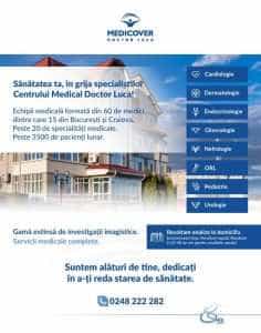 Sănătatea ta, în grija specialiștilor Centrului Medical Dr. Luca Medicover 1 Centrul Dr. Luca