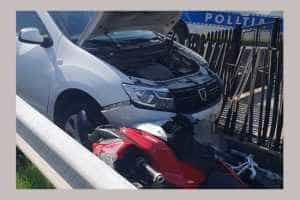 accident masina motocicleta