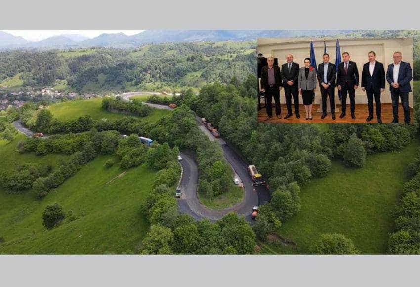 DN73 lucrari Sursă foto: Facebook PSD Argeș.