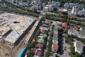 Iată cum merg lucrările la noul centru comercial din zona Tudor Vladimirescu! 5 Sursă foto: Primăria Municipiului Pitești.
