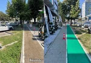 Pitești. Pistă de biciclete, extinsă 6 Sursă foto: Facebook Cristian Gentea.