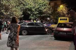 28bc0642 9ccf 4880 bdfa 60258f921369 - O tânără de 26 de ani, beată și drogată la volan, a lovit șase autoturisme parcate