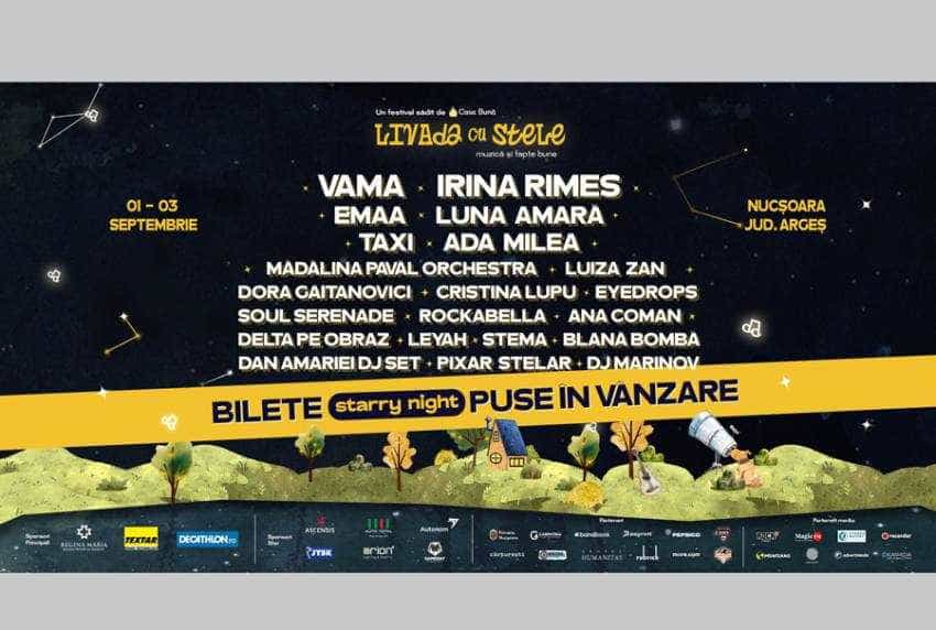Festival stele Sursă foto: Facebook Festivalul caritabil ”Livada cu stele” .