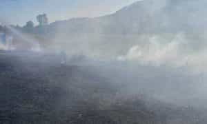 incendiu vegetatie e1692974785386 - (VIDEO) Teren de 3.000 mp din Mihăești - înghițit de flăcări!