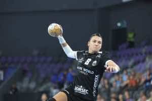 Cristina Neagu - câștigătoare de ziua ei! CSM București, victorie în semifinala cu CSM Târgu Jiu 1 Sursă foto: Facebook Federația Română de Handbal.
