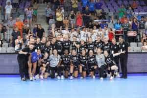 Cristina Neagu - câștigătoare de ziua ei! CSM București, victorie în semifinala cu CSM Târgu Jiu 1 Sursă foto: Facebook Federația Română de Handbal.