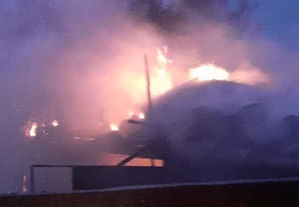 Incendiu grajd Suici