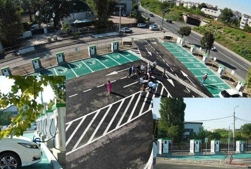 statie incarcare masini electrice Sursă foto: Primăria Municipiului Pitești.